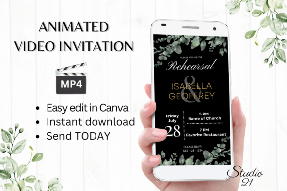 Classic Rehearsal Dinner Invite W7403: Set the Stage for Your Celebration