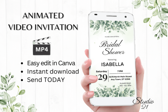 Elegant Invites in Minutes: The Classic Bridal Shower Invite W4408