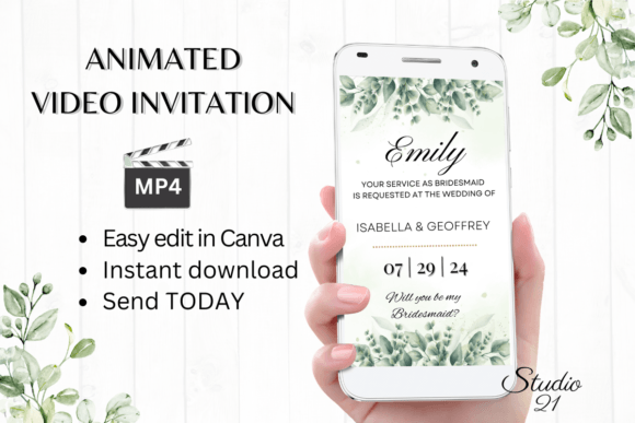 Elevate Your Bridesmaid Proposals with a Timeless Digital Invite