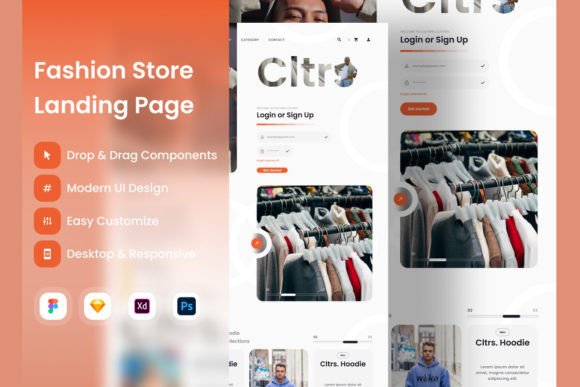 Exploring the Cultures Fashion Store Landing Page V1 Design