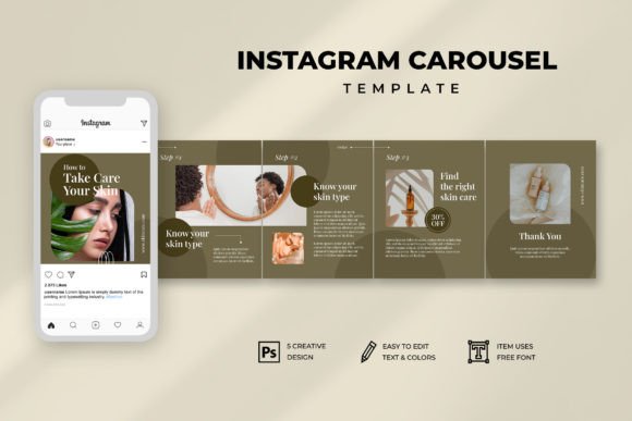 Instagram Carousel Skin Care: Elevate Your Feed with Professional Templates