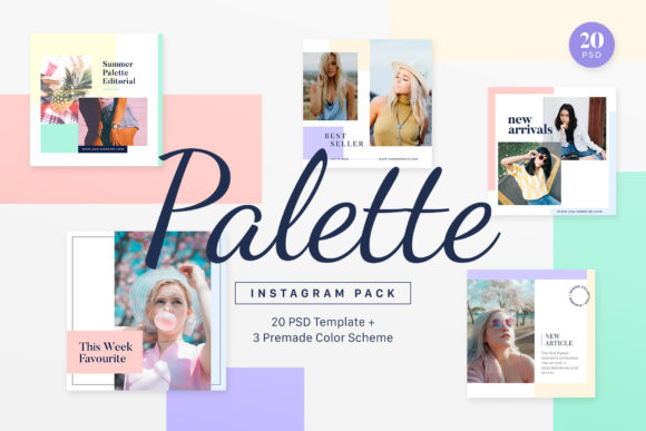 Instagram Pack - Palette: Your Key to a Cohesive Feed