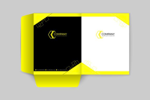 Mastering Corporate Identity with a Presentation Folder Template