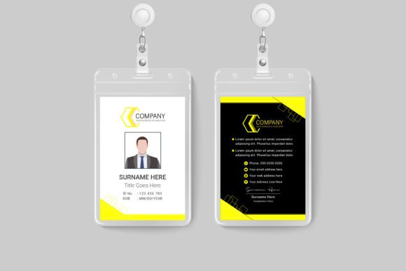 Modern Corporate Stationery: The Yellow Branding Template