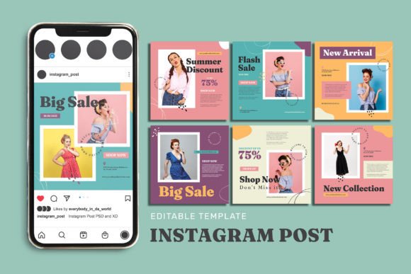 Summer Big Sale Instagram Post Templates: A Designer's Review