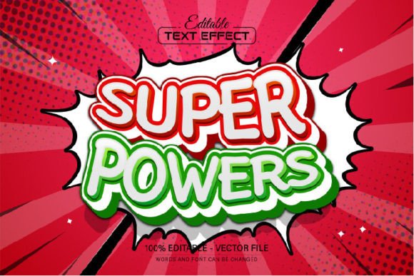 Super Power Pop Art Comic Text Effect: Bold Visuals