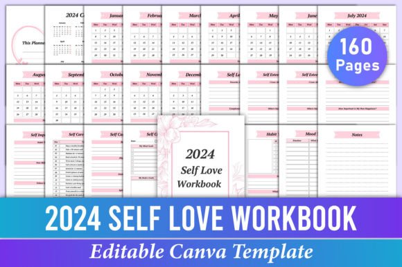 Transform Your 2024: A Deep Dive into the Editable Self Love Workbook