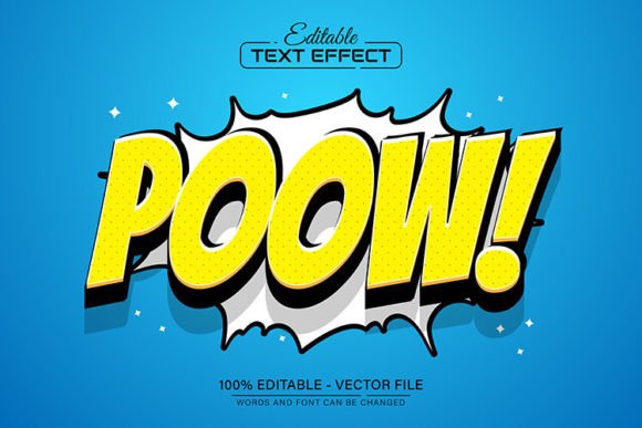 Unleash Your Inner Pop Artist: The Poow Pop Art Comic Text Effect